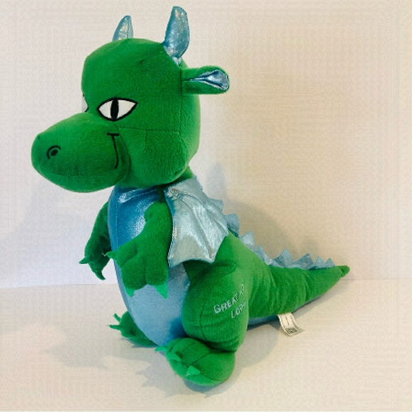 Fiesta Toys 45great Wolf Lodge Green Dragon Plush Stuffed Animal Toy Blue Wing Fiesta Poshmark